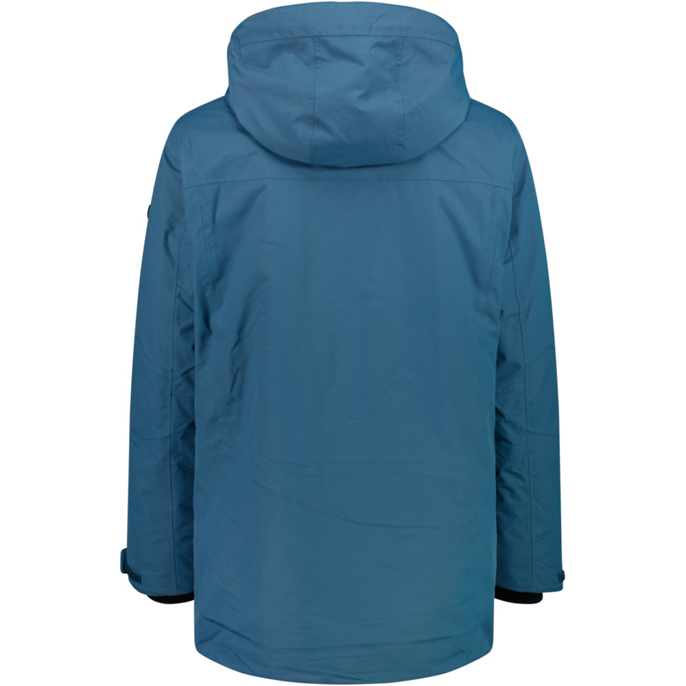 Cmp chaqueta impermeable insulada hombre MAN PARKA ZIP HOOD vista trasera