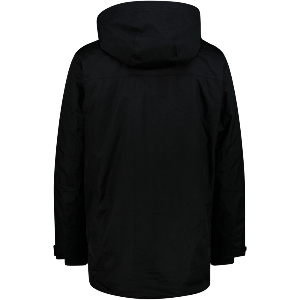 Cmp chaqueta impermeable insulada hombre MAN PARKA ZIP HOOD vista trasera