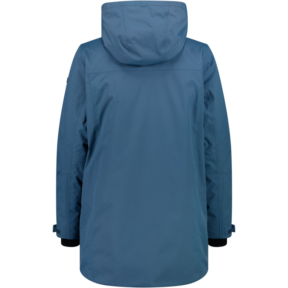 Cmp chaqueta impermeable insulada hombre MAN PARKA ZIP HOOD vista trasera