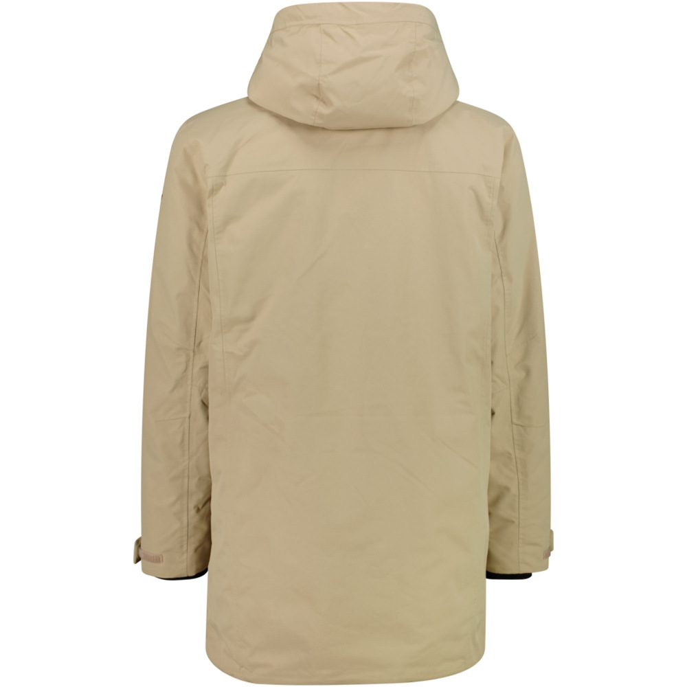 Cmp chaqueta impermeable insulada hombre MAN PARKA ZIP HOOD vista trasera