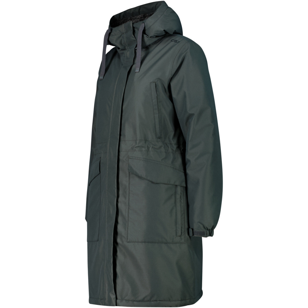 Cmp chaqueta impermeable insulada mujer WOMAN COAT FIX HOOD vista detalle
