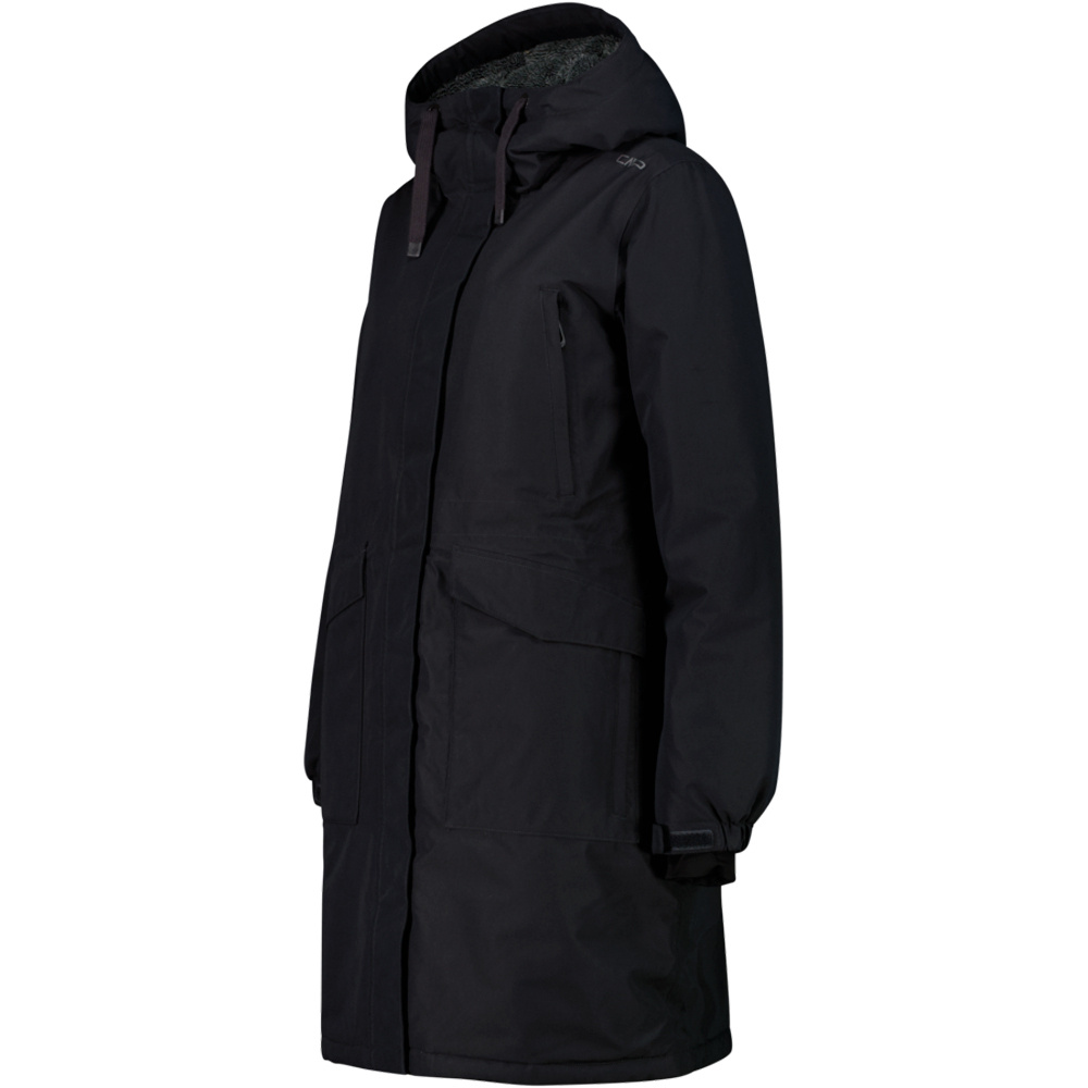Cmp chaqueta impermeable insulada mujer WOMAN COAT FIX HOOD vista detalle