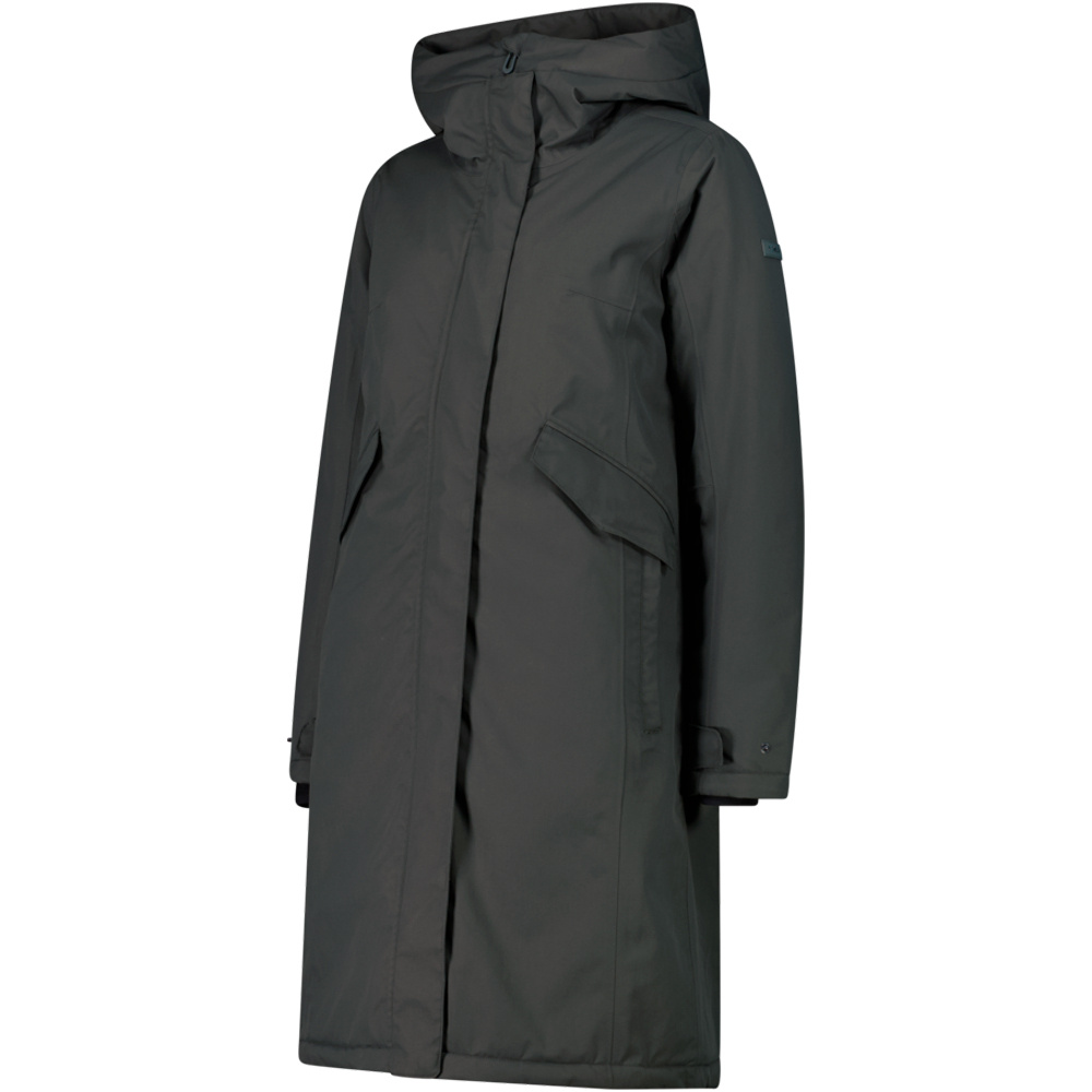 Cmp chaqueta impermeable insulada mujer WOMAN COAT FIX HOOD vista detalle