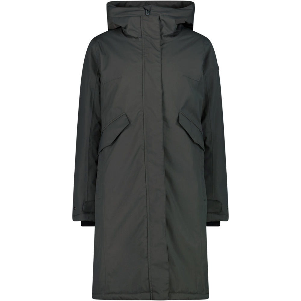 Cmp chaqueta impermeable insulada mujer WOMAN COAT FIX HOOD vista frontal