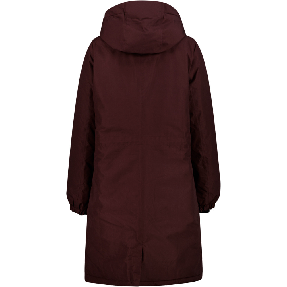 Cmp chaqueta impermeable insulada mujer WOMAN COAT FIX HOOD vista trasera