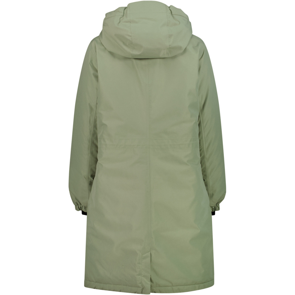 Cmp chaqueta impermeable insulada mujer WOMAN COAT FIX HOOD vista trasera