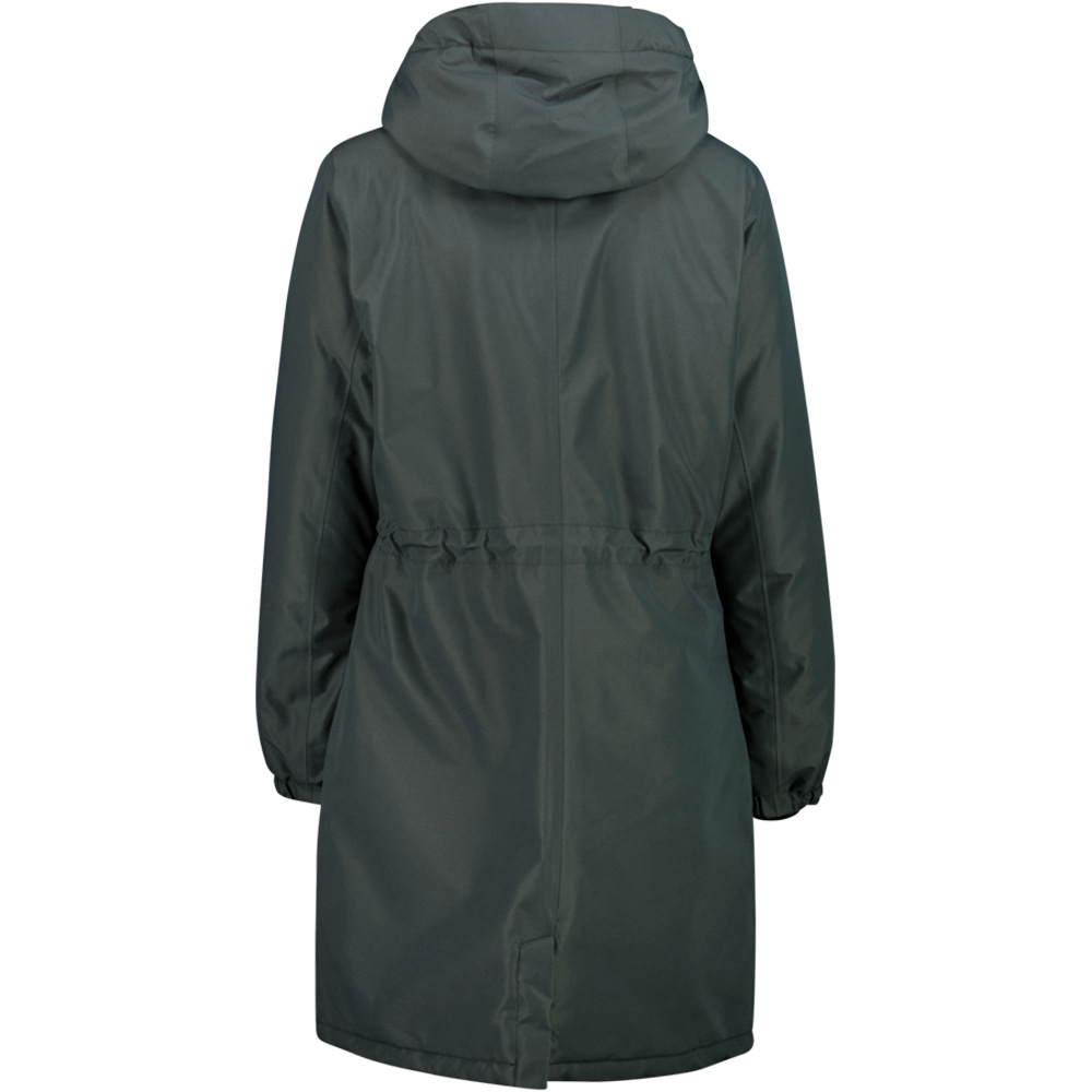 Cmp chaqueta impermeable insulada mujer WOMAN COAT FIX HOOD vista trasera