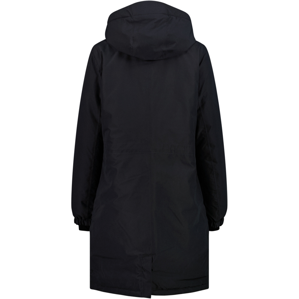 Cmp chaqueta impermeable insulada mujer WOMAN COAT FIX HOOD vista trasera