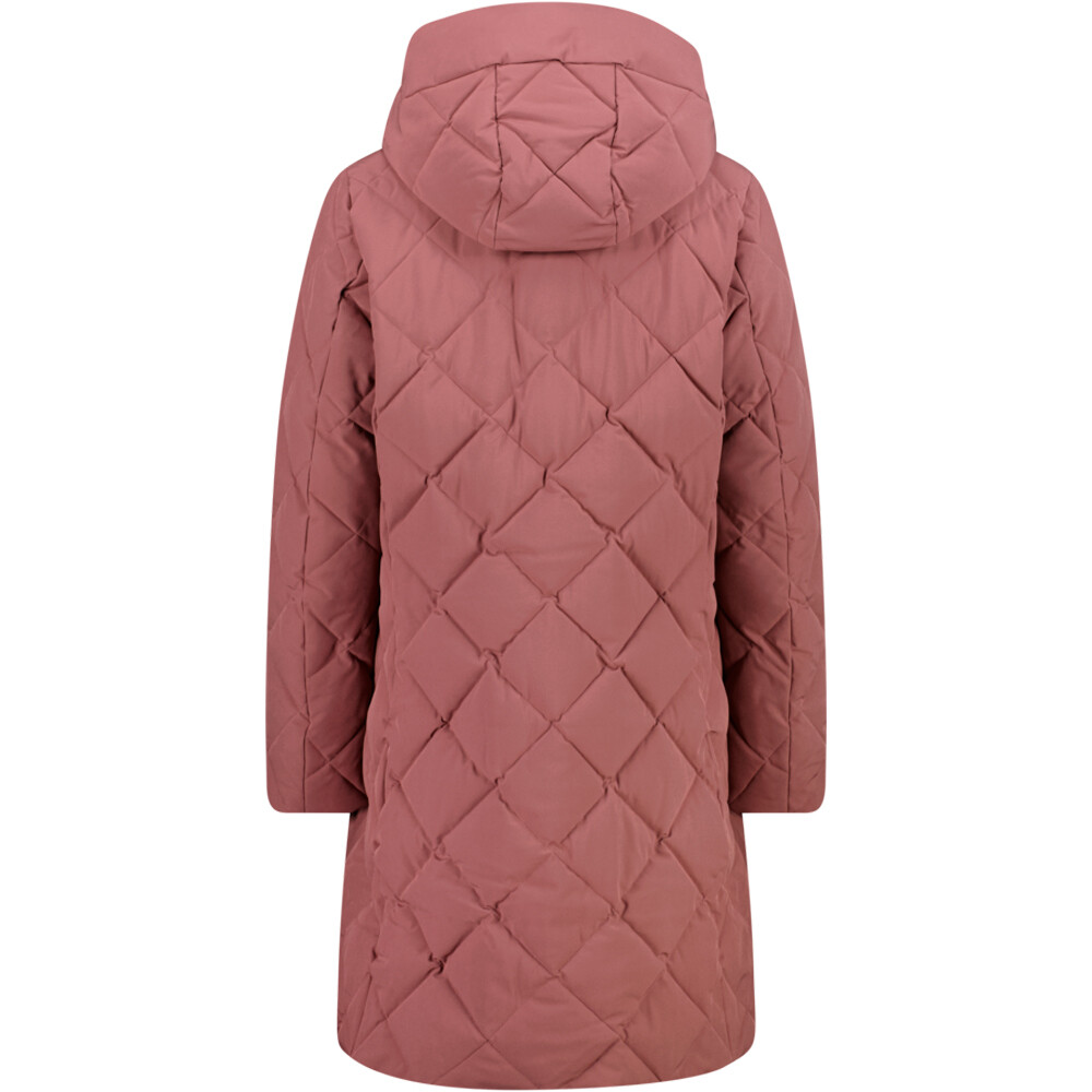 Cmp chaqueta impermeable insulada mujer WOMAN COAT FIX HOOD vista trasera