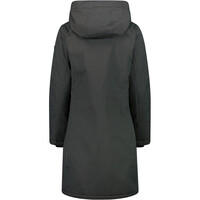 Cmp chaqueta impermeable insulada mujer WOMAN COAT FIX HOOD vista trasera