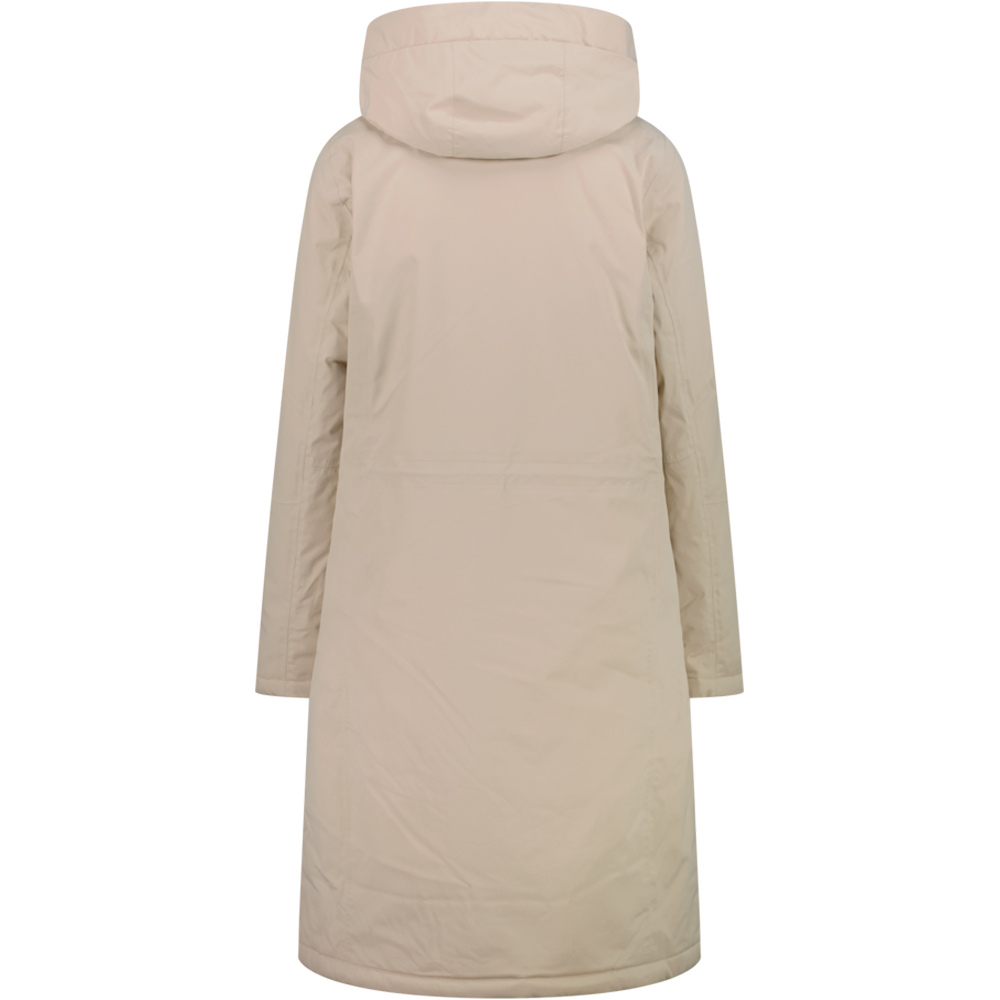 Cmp chaqueta impermeable insulada mujer WOMAN COAT FIX HOOD vista trasera