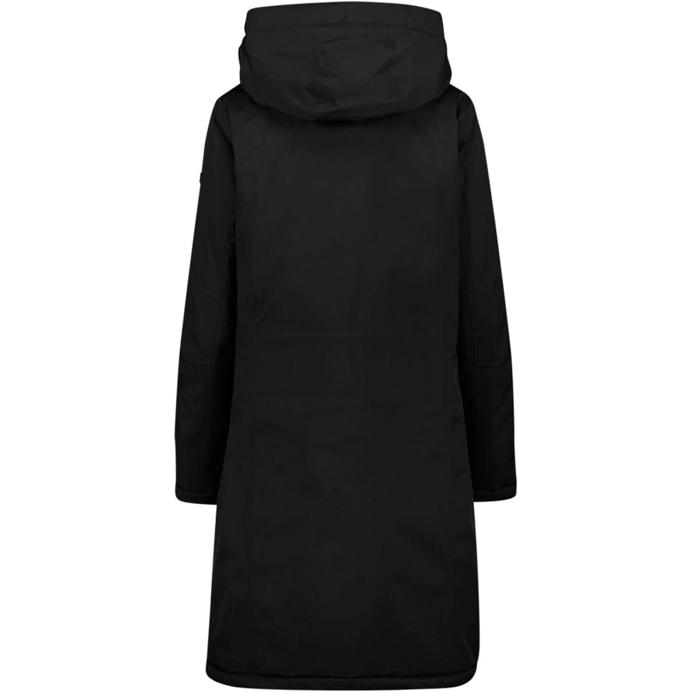 Cmp chaqueta impermeable insulada mujer WOMAN COAT FIX HOOD vista trasera