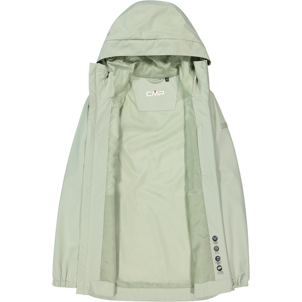 Cmp chaqueta impermeable insulada mujer WOMAN JACKET FIX HOOD 03