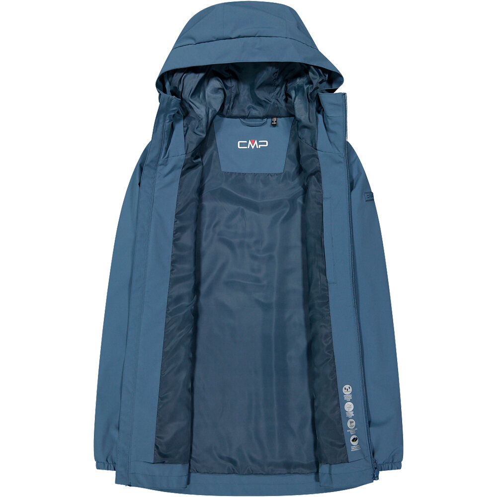 Cmp chaqueta impermeable insulada mujer WOMAN JACKET FIX HOOD 03