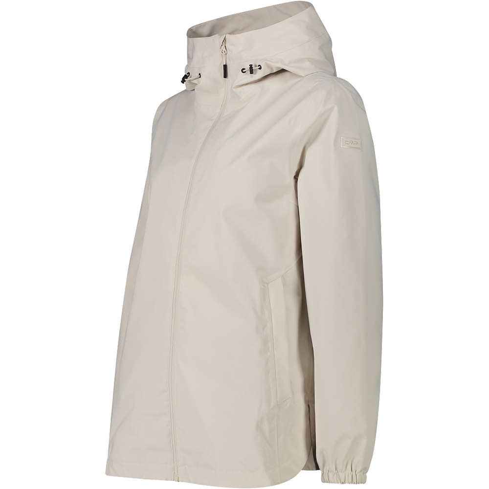 Cmp chaqueta impermeable insulada mujer WOMAN JACKET FIX HOOD vista detalle