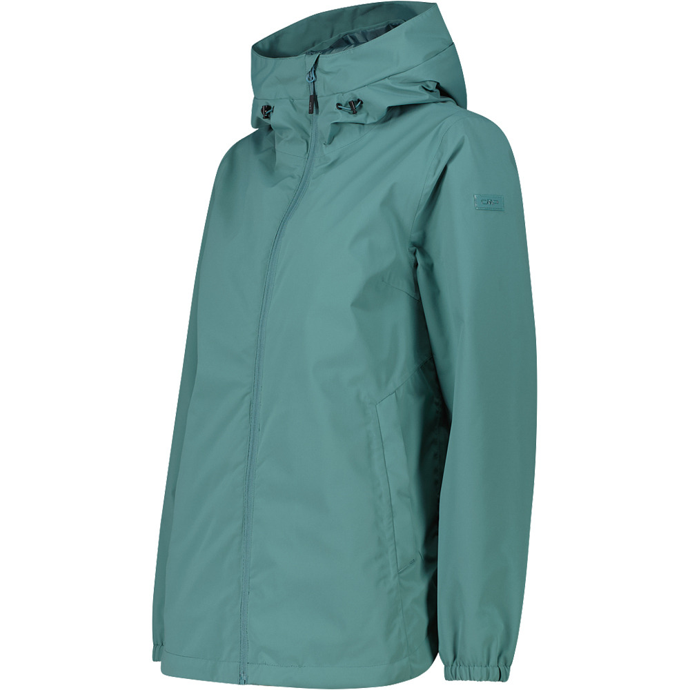 Cmp chaqueta impermeable insulada mujer WOMAN JACKET FIX HOOD vista detalle