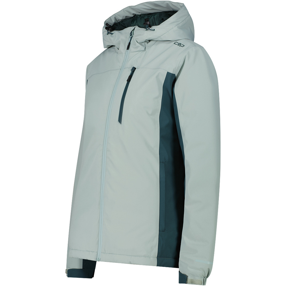 Cmp chaqueta impermeable insulada mujer WOMAN JACKET FIX HOOD vista detalle