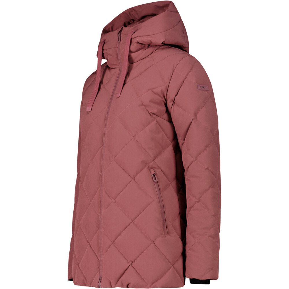Cmp chaqueta impermeable insulada mujer WOMAN JACKET FIX HOOD vista detalle