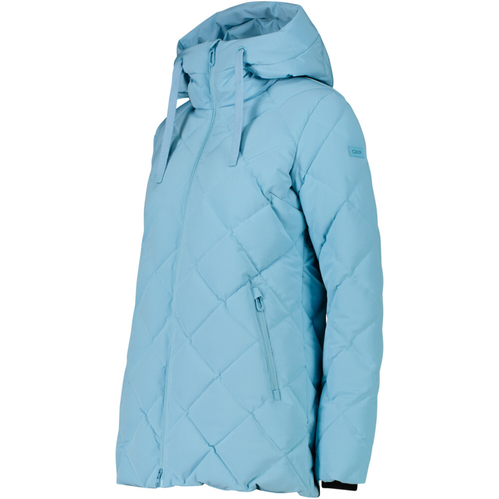 Cmp chaqueta impermeable insulada mujer WOMAN JACKET FIX HOOD vista detalle