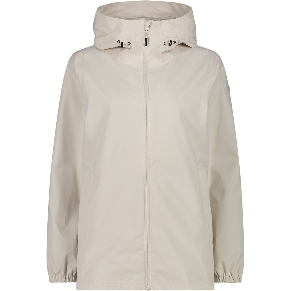 Cmp chaqueta impermeable insulada mujer WOMAN JACKET FIX HOOD vista frontal