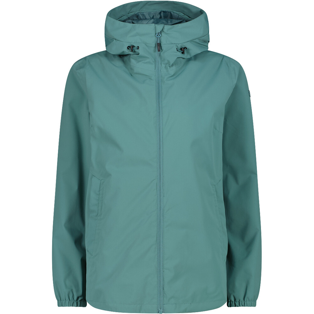 Cmp chaqueta impermeable insulada mujer WOMAN JACKET FIX HOOD vista frontal