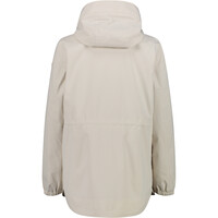 Cmp chaqueta impermeable insulada mujer WOMAN JACKET FIX HOOD vista trasera