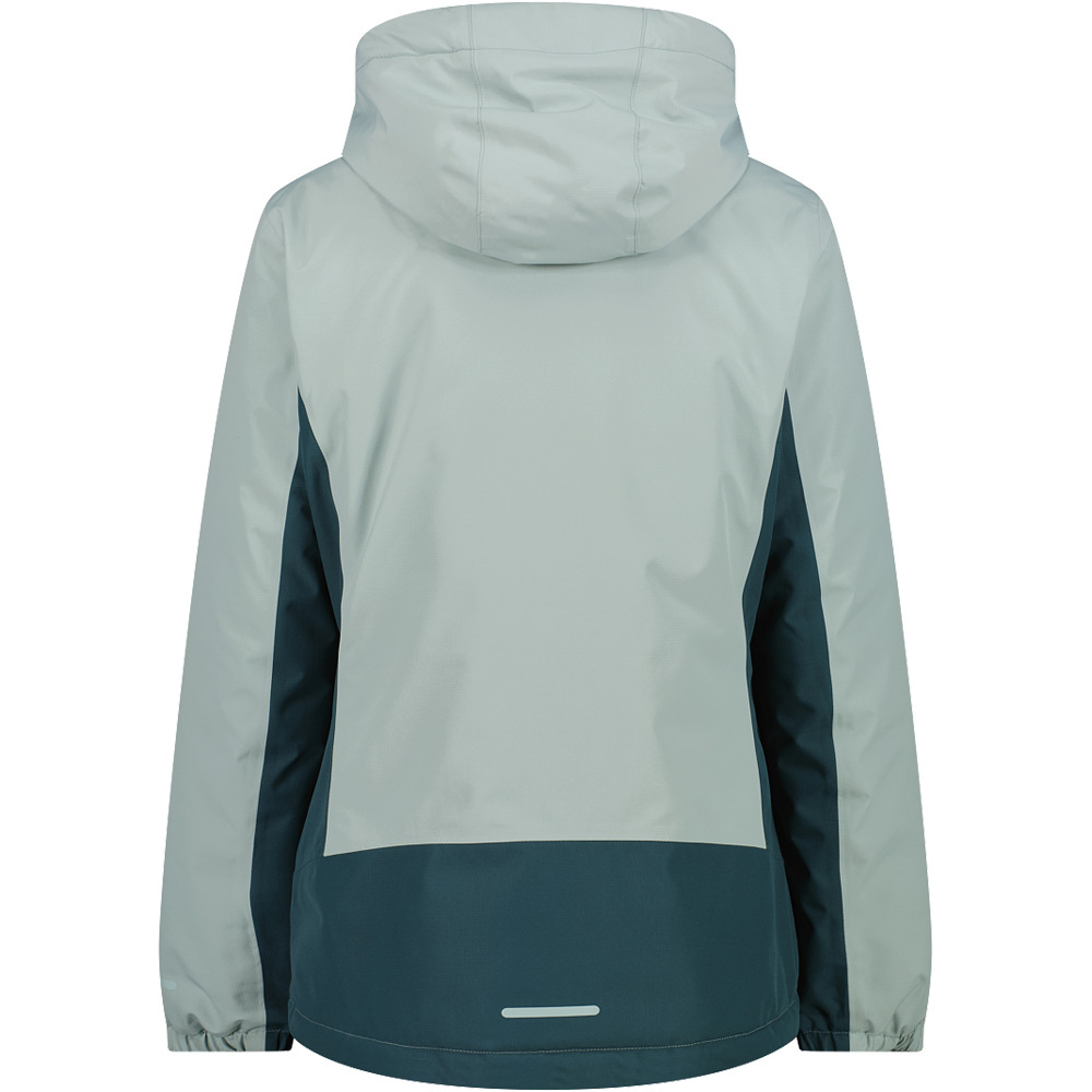 Cmp chaqueta impermeable insulada mujer WOMAN JACKET FIX HOOD vista trasera