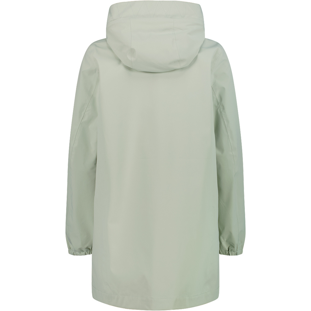 Cmp chaqueta impermeable insulada mujer WOMAN JACKET FIX HOOD vista trasera
