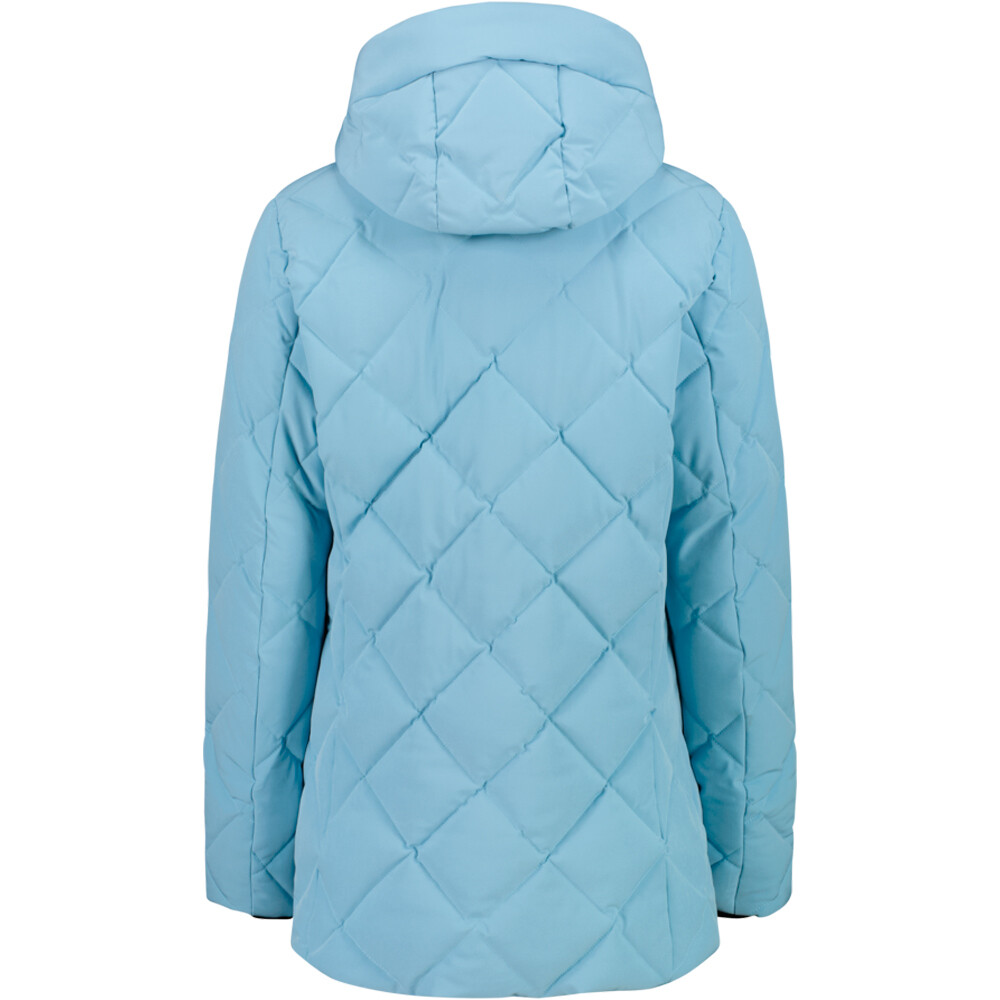 Cmp chaqueta impermeable insulada mujer WOMAN JACKET FIX HOOD vista trasera