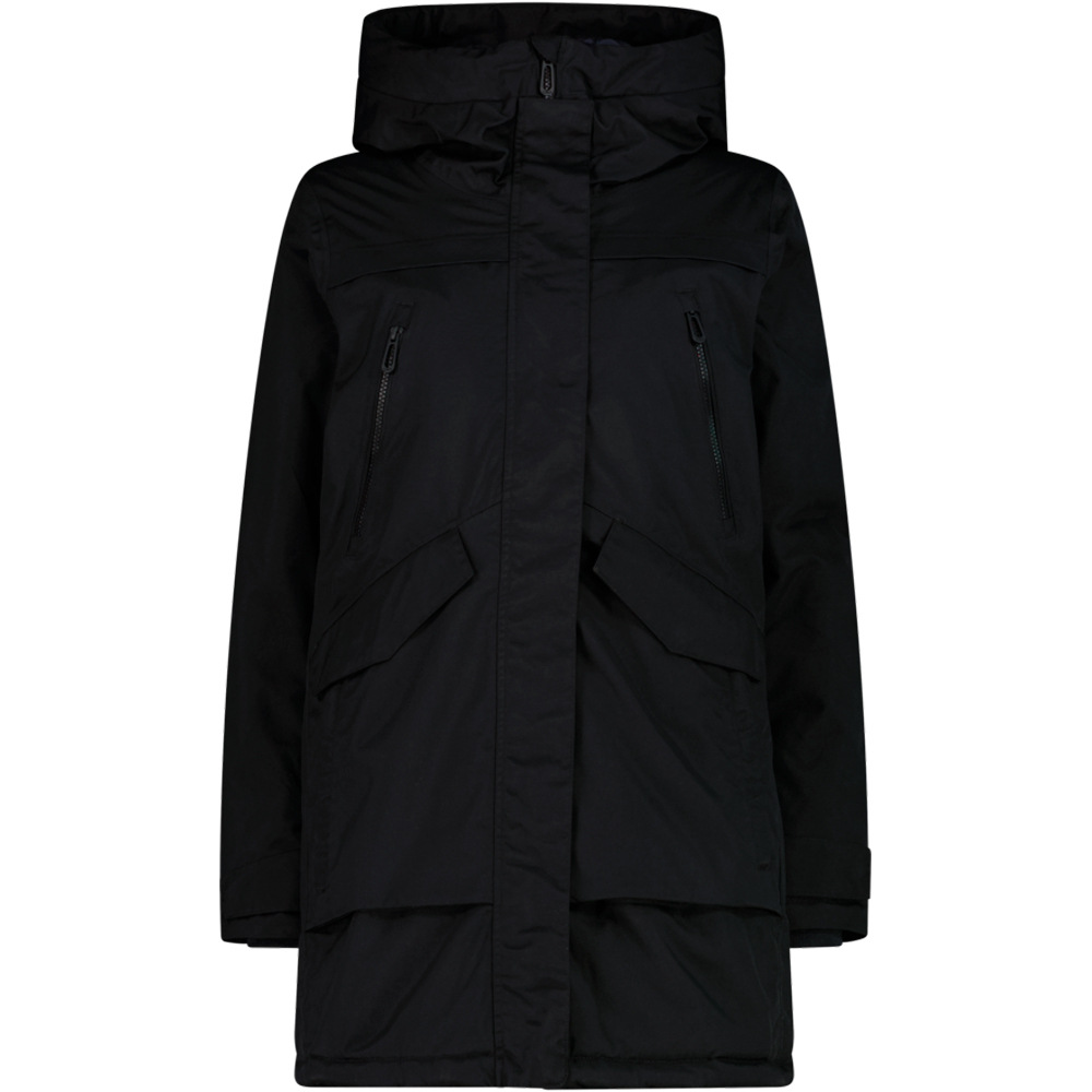 Cmp chaqueta impermeable insulada mujer WOMAN PARKA FIX HOOD vista frontal