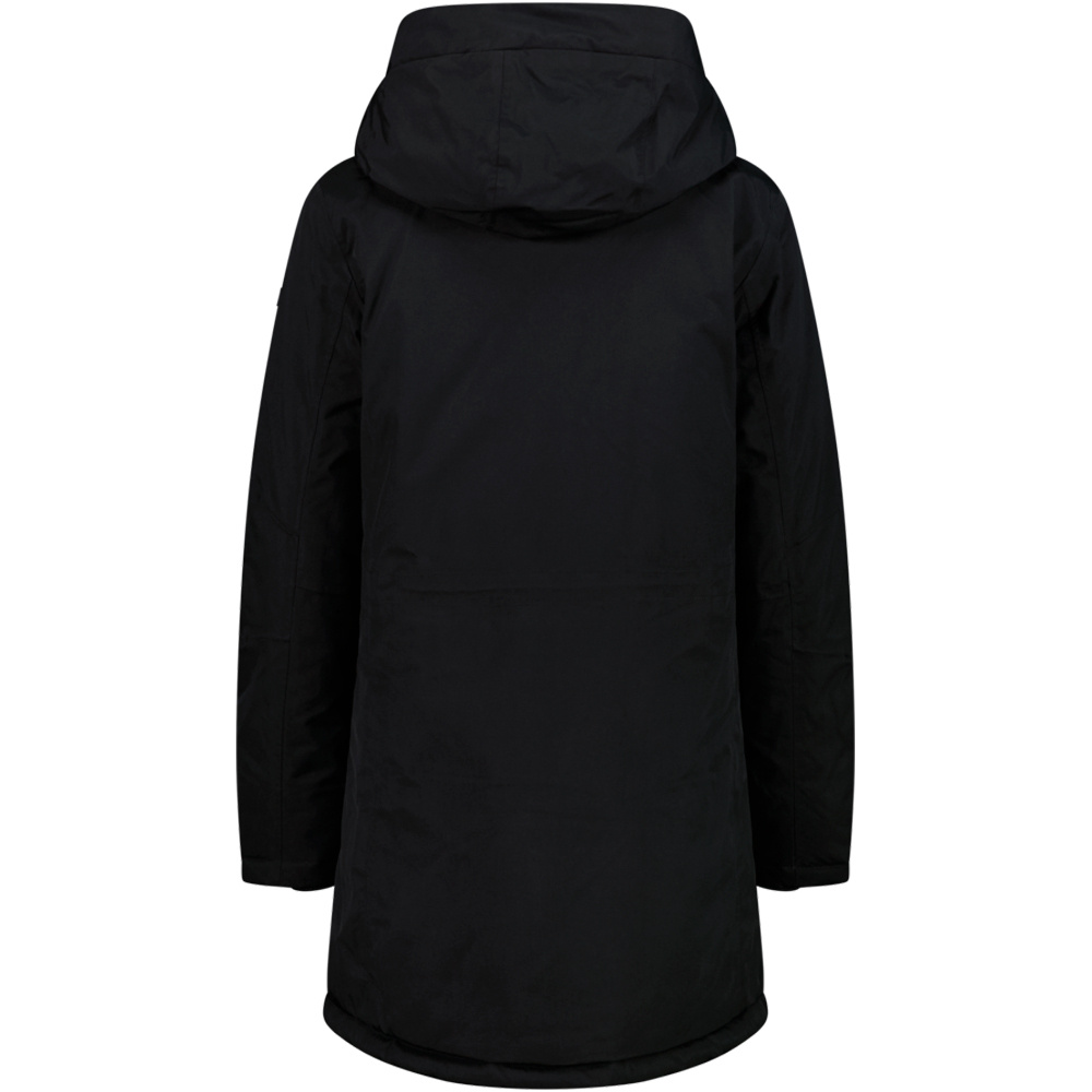 Cmp chaqueta impermeable insulada mujer WOMAN PARKA FIX HOOD vista trasera