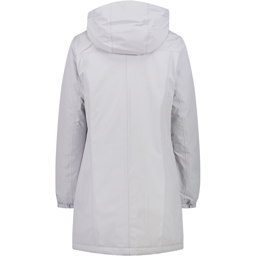 Cmp chaqueta impermeable insulada mujer WOMAN PARKA ZIP HOOD vista trasera