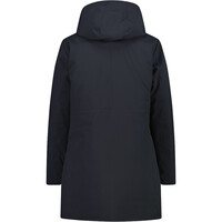Cmp chaqueta impermeable insulada mujer WOMAN REVERSE PARKA FIX HOOD vista trasera