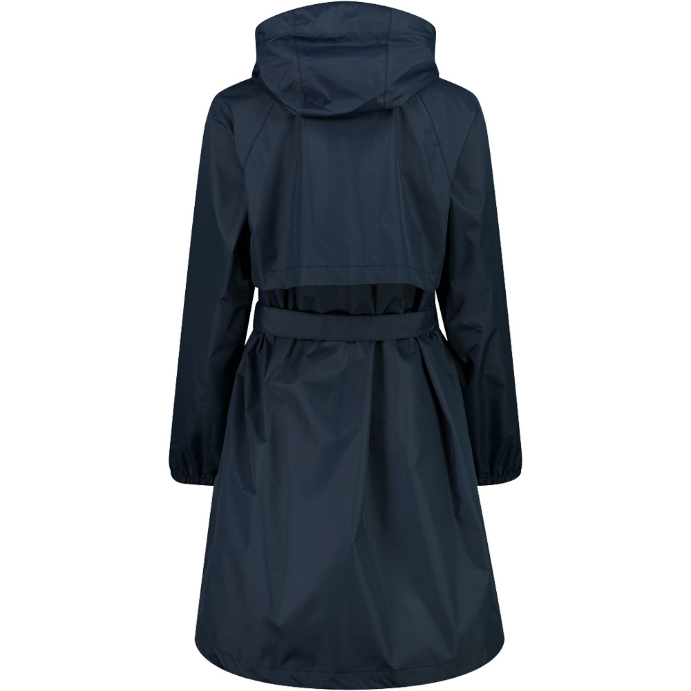 Cmp chaqueta impermeable mujer WOMAN COAT RAIN FIX HOOD vista trasera