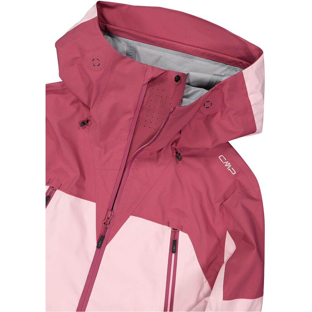 Cmp chaqueta impermeable mujer WOMAN JACKET FIX HOOD 05