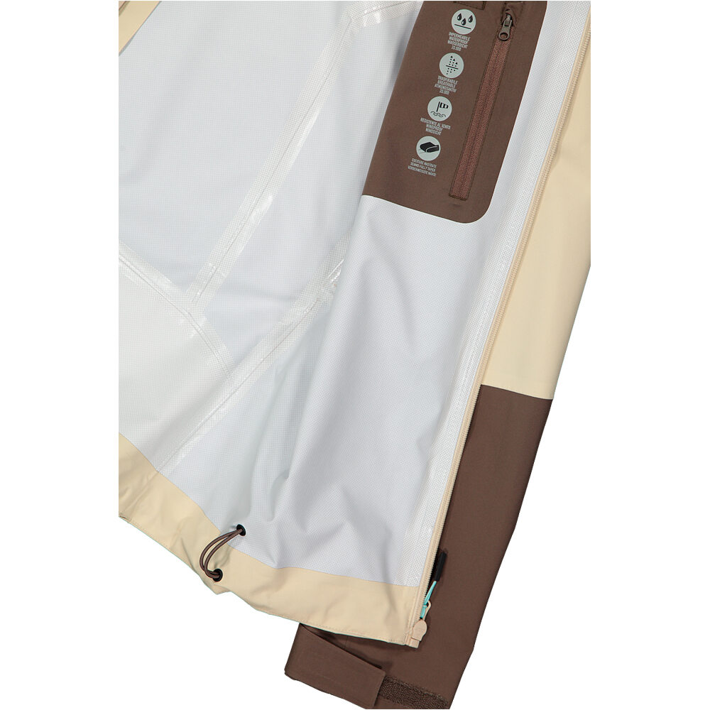 Cmp chaqueta impermeable mujer WOMAN JACKET FIX HOOD 06