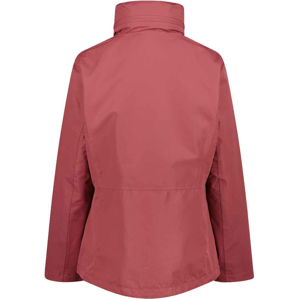 Cmp chaqueta impermeable mujer WOMAN JACKET FIX HOOD DETACHBLE INN.JACKET vista trasera