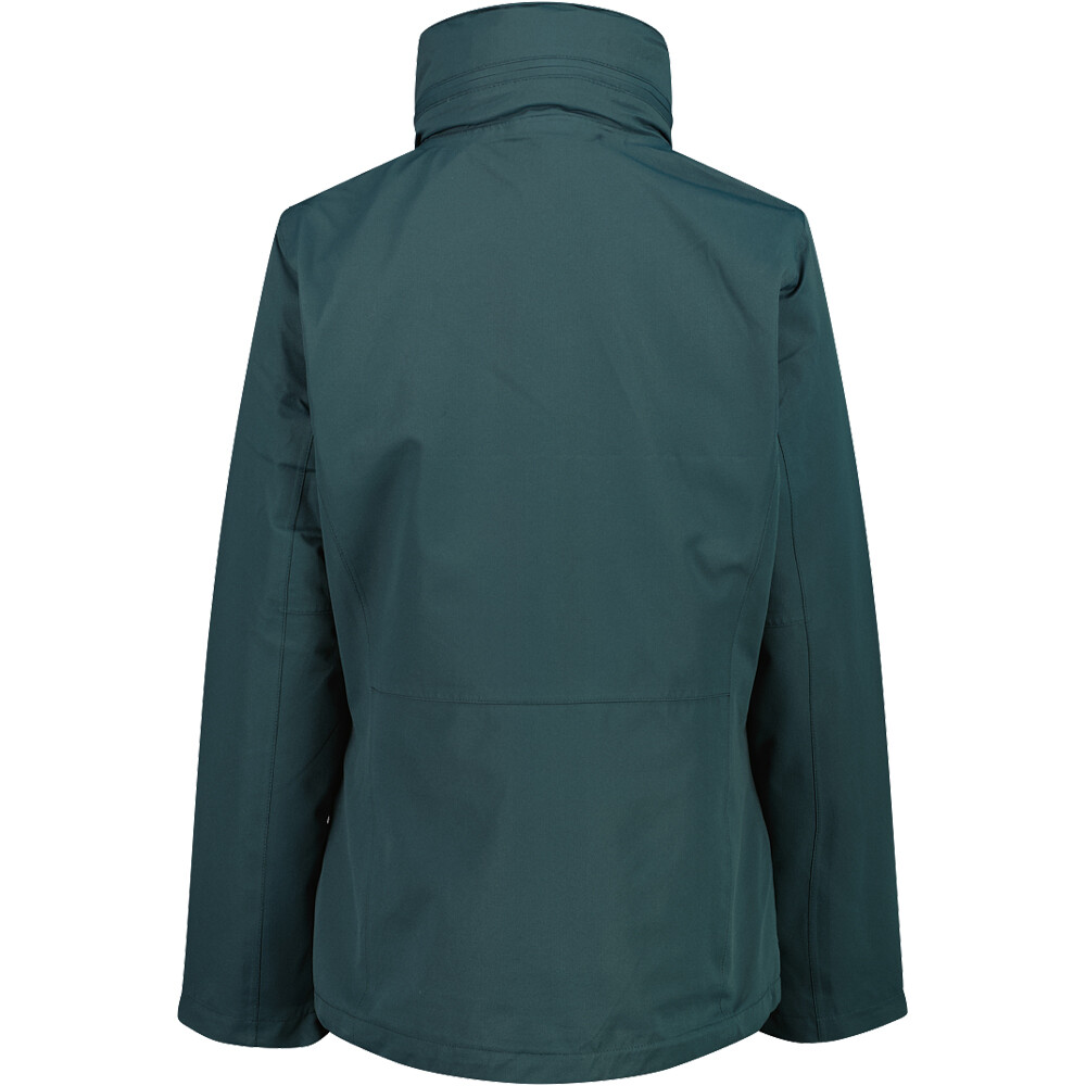 Cmp chaqueta impermeable mujer WOMAN JACKET FIX HOOD DETACHBLE INN.JACKET vista trasera
