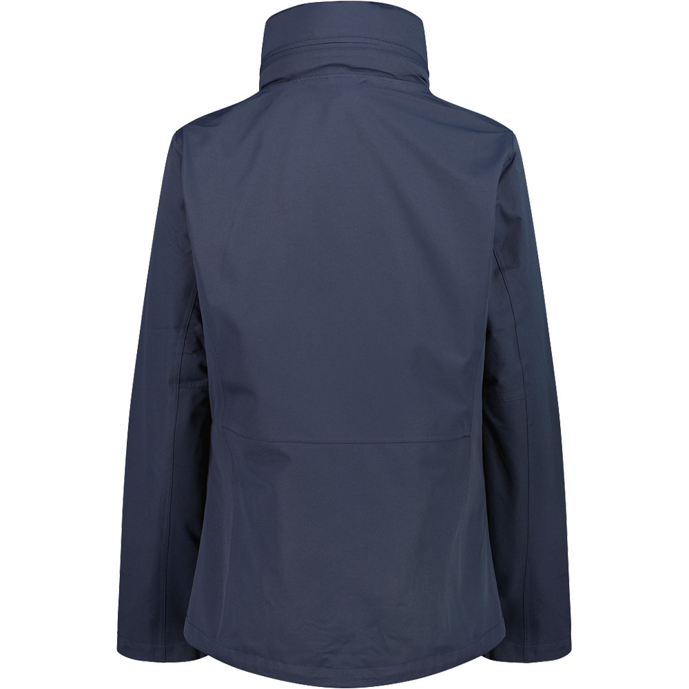 Cmp chaqueta impermeable mujer WOMAN JACKET FIX HOOD DETACHBLE INN.JACKET vista trasera