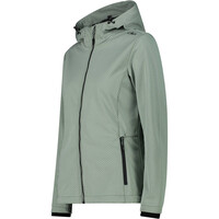 Cmp chaqueta impermeable mujer WOMAN JACKET FIX HOOD vista detalle