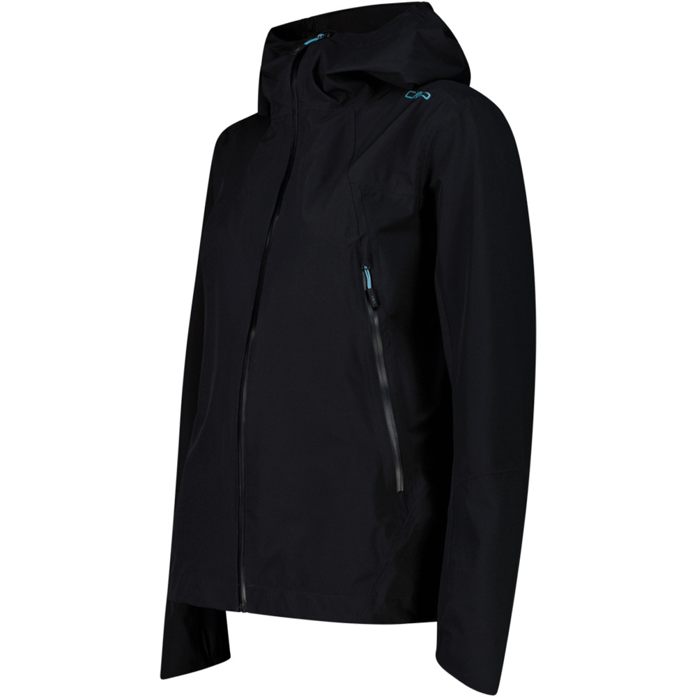 Cmp chaqueta impermeable mujer WOMAN JACKET FIX HOOD vista detalle