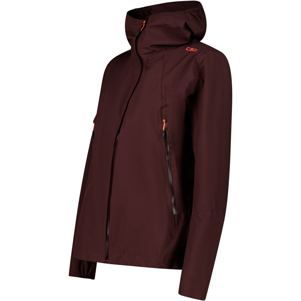 Cmp chaqueta impermeable mujer WOMAN JACKET FIX HOOD vista detalle