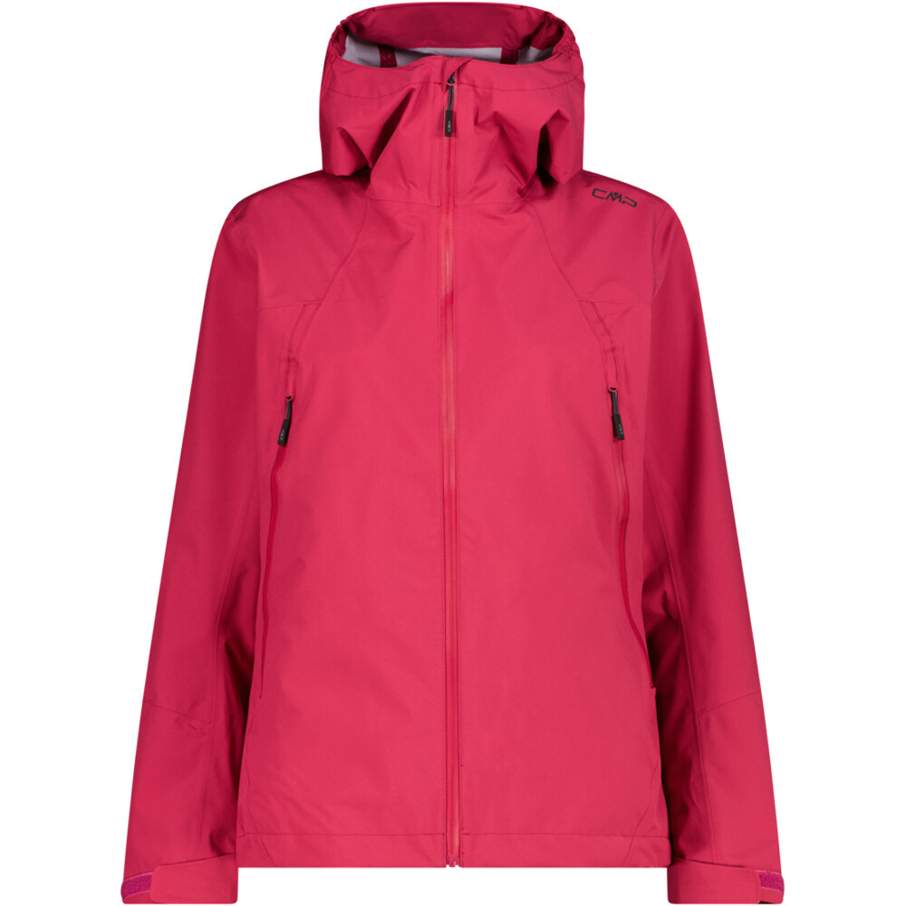 Cmp chaqueta impermeable mujer WOMAN JACKET FIX HOOD vista frontal