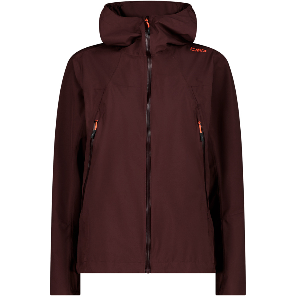 Cmp chaqueta impermeable mujer WOMAN JACKET FIX HOOD vista frontal