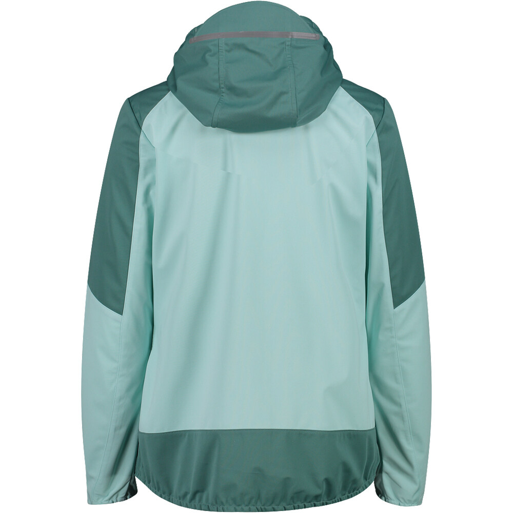 Cmp chaqueta impermeable mujer WOMAN JACKET FIX HOOD vista trasera