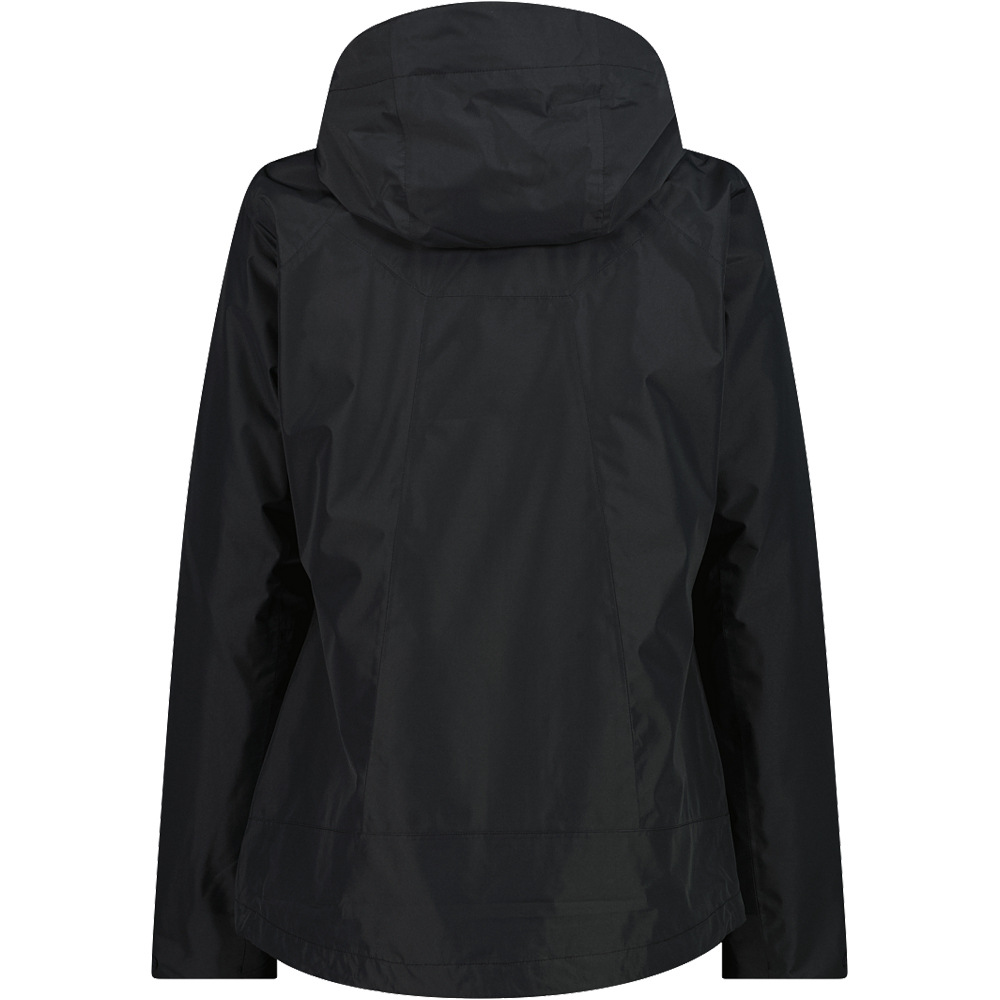 Cmp chaqueta impermeable mujer WOMAN JACKET FIX HOOD vista trasera