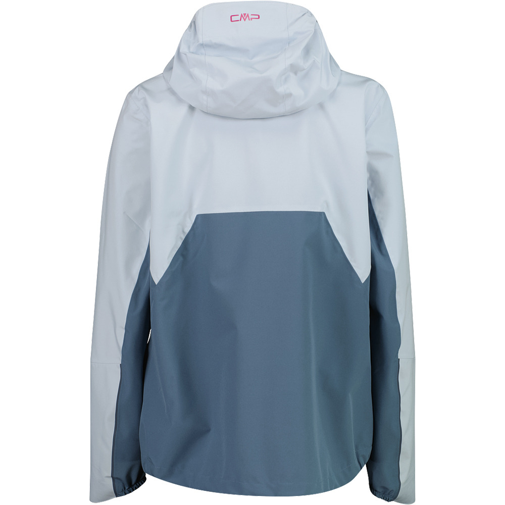 Cmp chaqueta impermeable mujer WOMAN JACKET FIX HOOD vista trasera