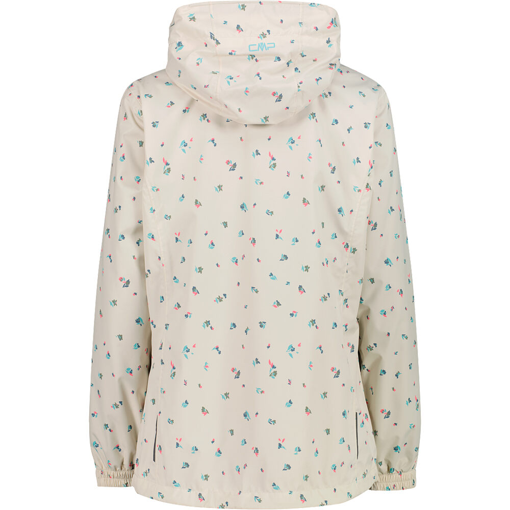 Cmp chaqueta impermeable mujer WOMAN JACKET FIX HOOD vista trasera