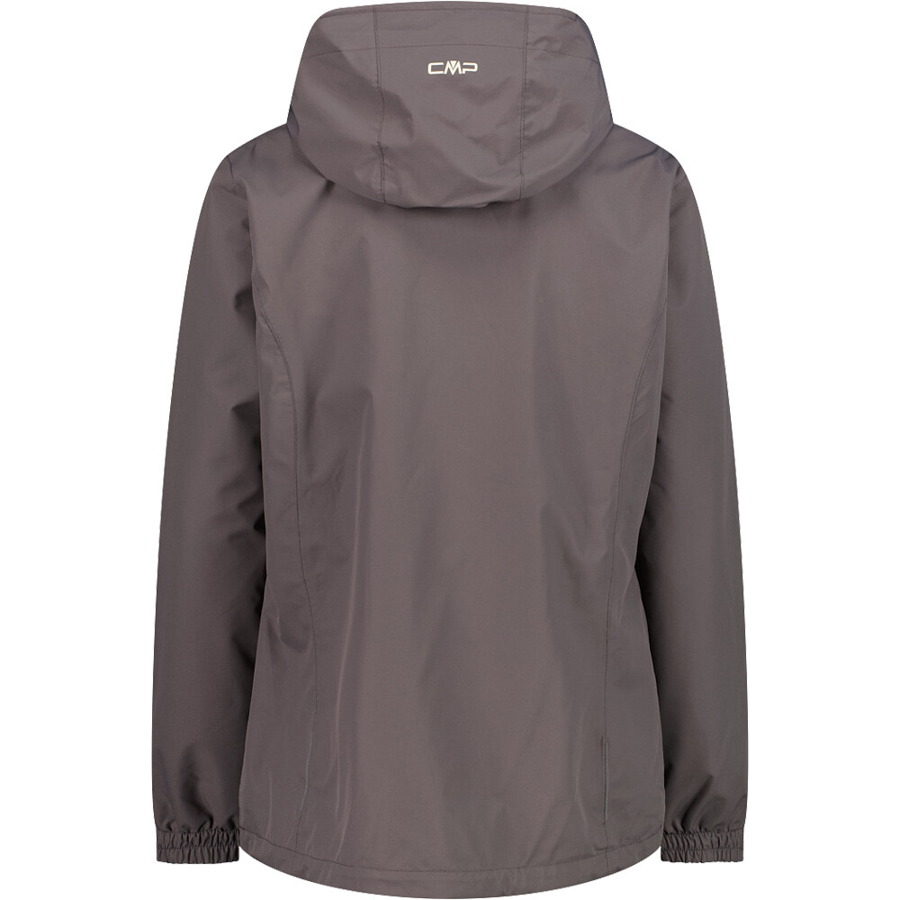 Cmp chaqueta impermeable mujer WOMAN JACKET FIX HOOD vista trasera