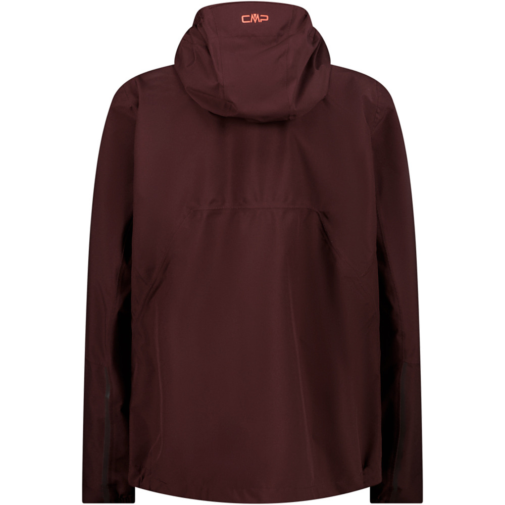 Cmp chaqueta impermeable mujer WOMAN JACKET FIX HOOD vista trasera